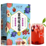 Load image into Gallery viewer, Peach, cranberry and oolong tea, fruit tea, white peach and peach oolong, popular fruit tea, cold-brew tea, commercial bagged tea