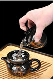 Load image into Gallery viewer, Trace the gold tea set